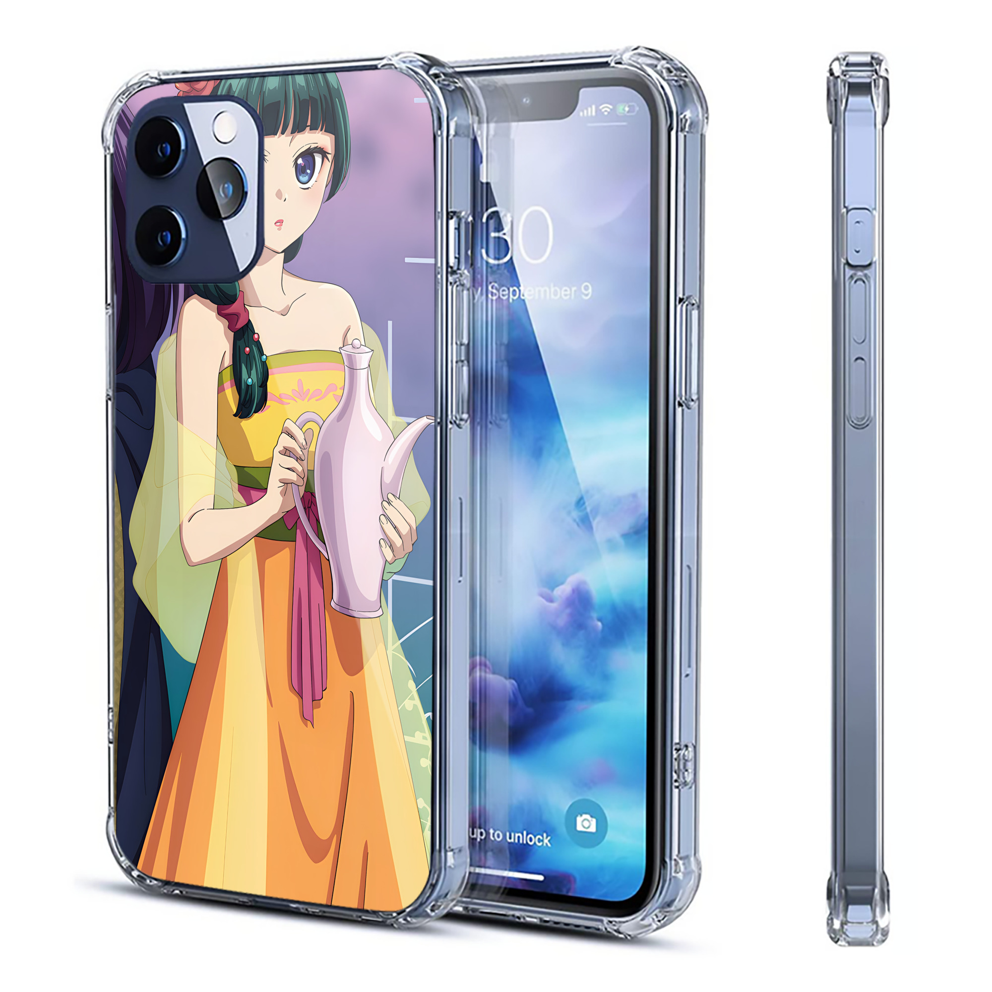 （画像用） 薬屋のひとりごと The Apothecary Diaries 【iPhone 12シリーズ対応】透明スマホケース（クリアソフトケース）
